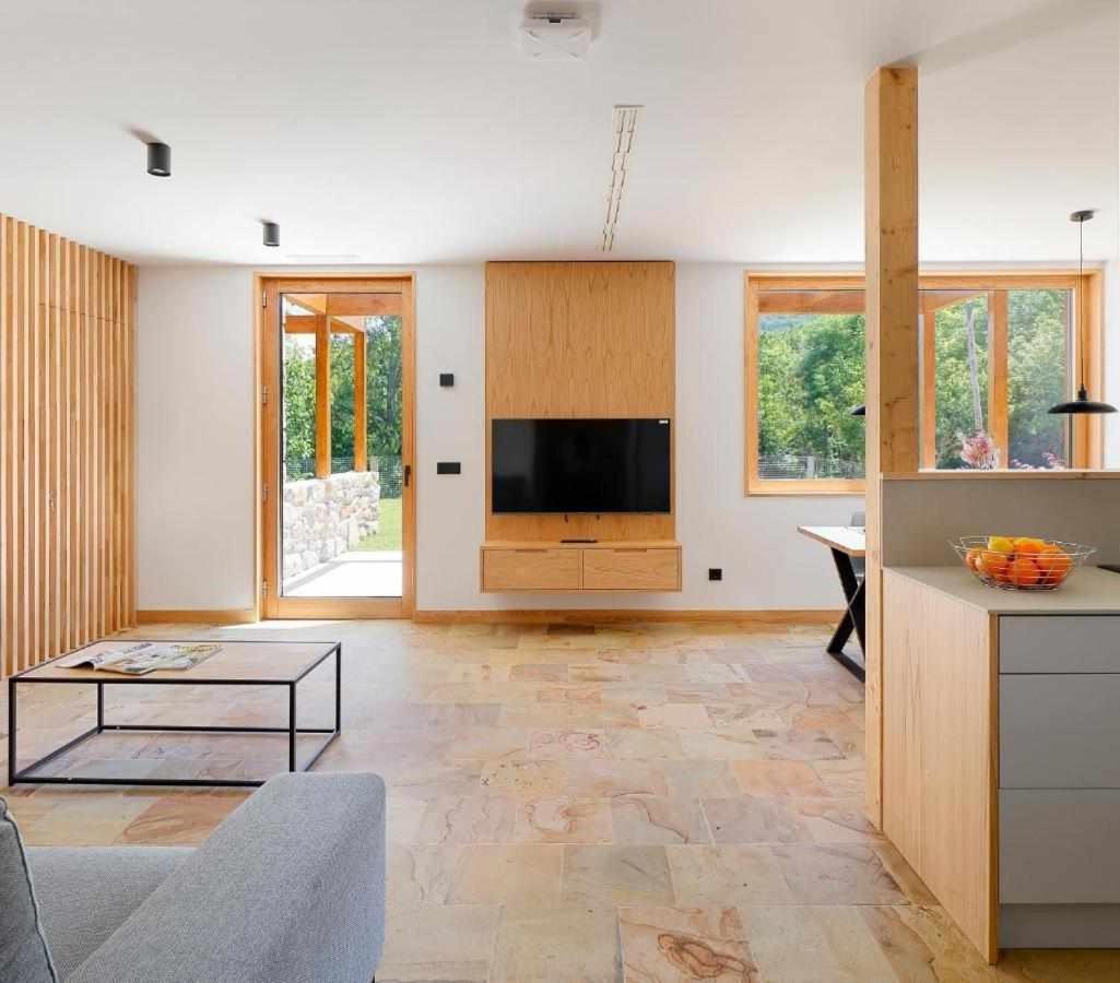 Апартаменты El Balcon Del Sueve Меларде Экстерьер фото